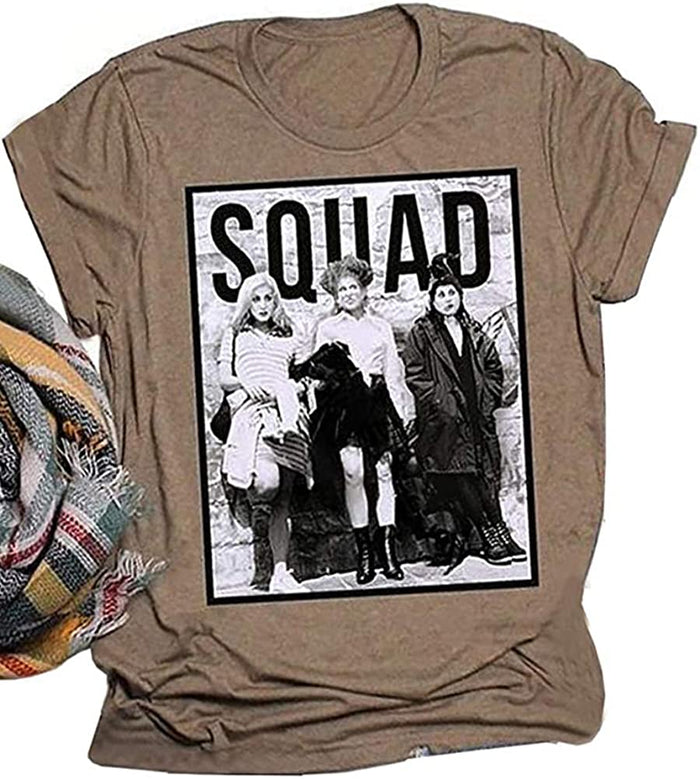 Squad Goals Sanderson Sisters T-Shirt for Women Halloween Shirt