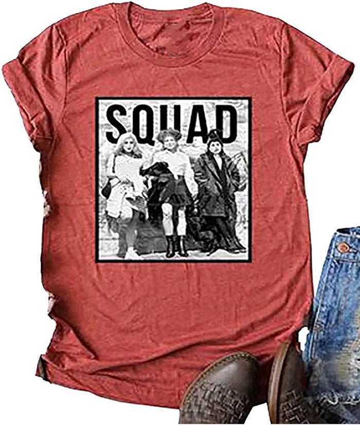 Squad Goals Sanderson Sisters T-Shirt for Women Halloween Shirt