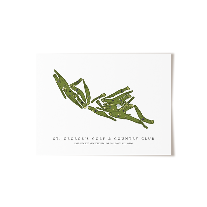 St George's Golf & Country Club | Golf Course Print | Unframed