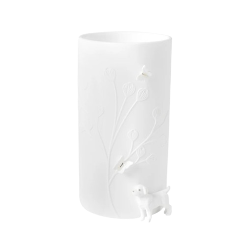 Standing Puppy Vase
