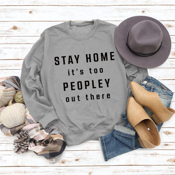 Grey sweater (black font) / S