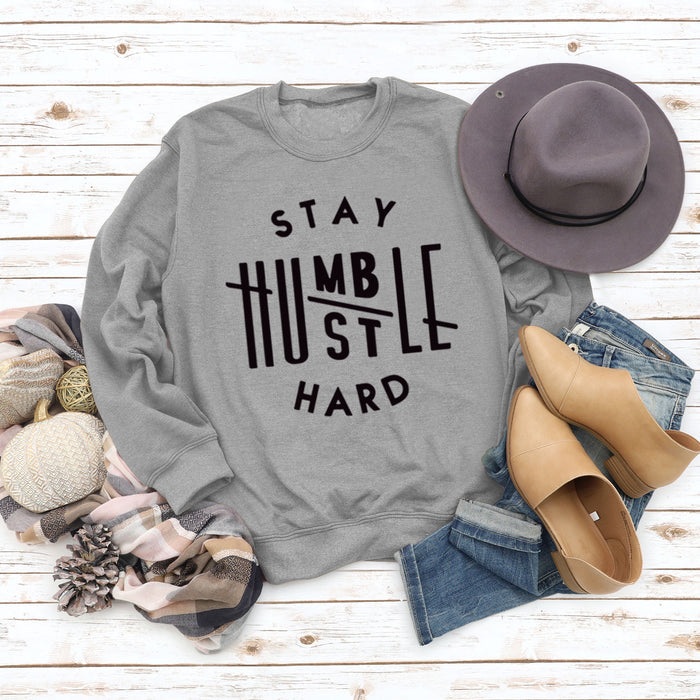 Grey sweater (black font) / S