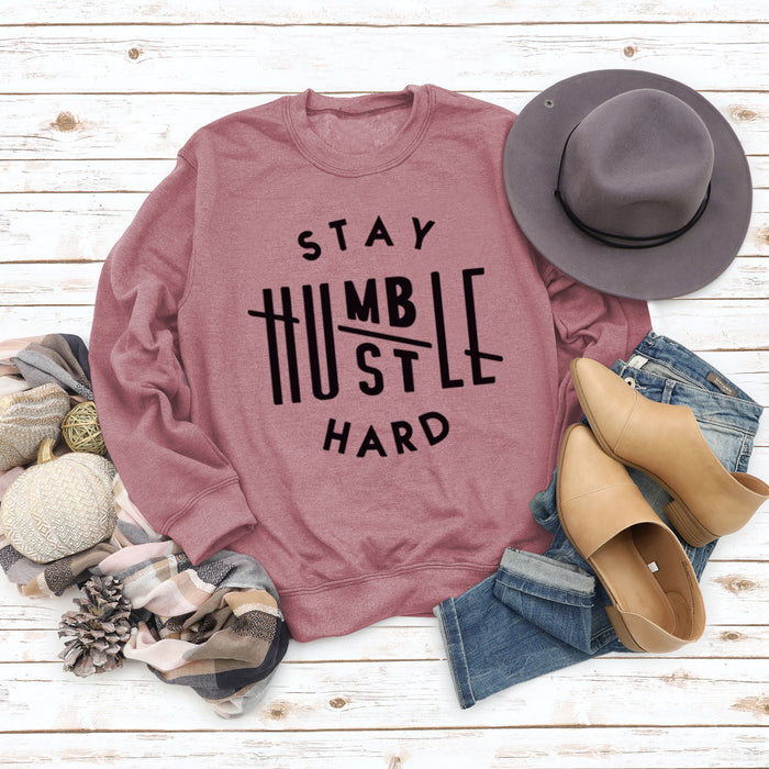 Rose gold sweater (black font) / S
