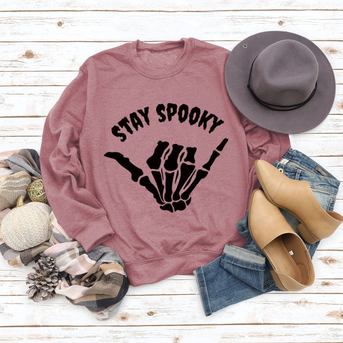 Rose gold sweater (black font) / S