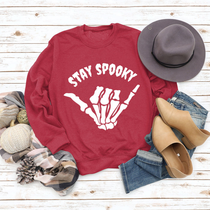 Red sweater (white font) / S