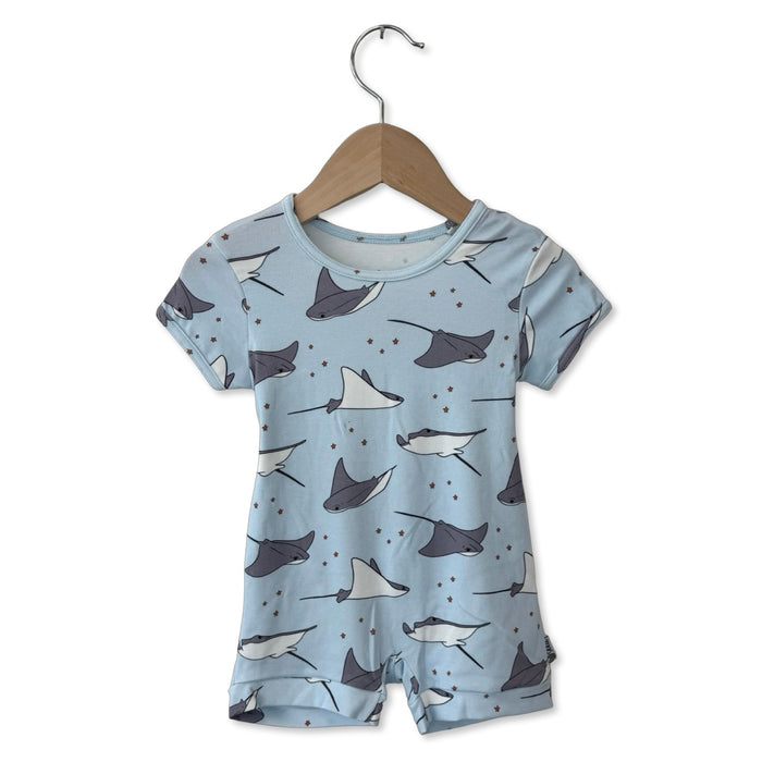 Stingray Stars Shorty Romper Luxe Edition | Cotton Bamboo Blend