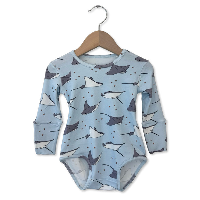 Stingray Stars Snuggle Bug Long Sleeve Bodysuit