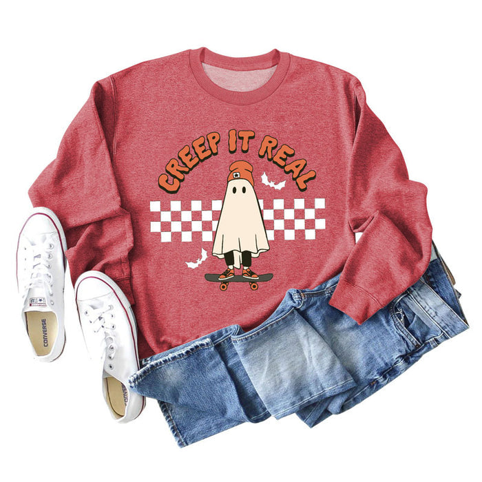 Red sweater (white color picture) / S