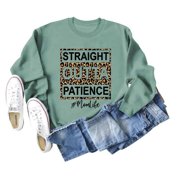 Light green sweater (black word color picture) / S