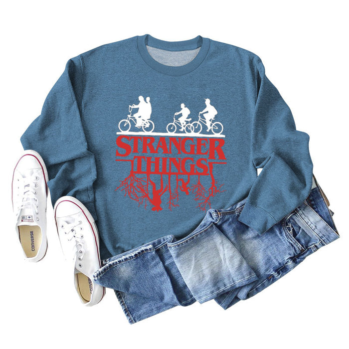 Blue sweater (white color picture) / S