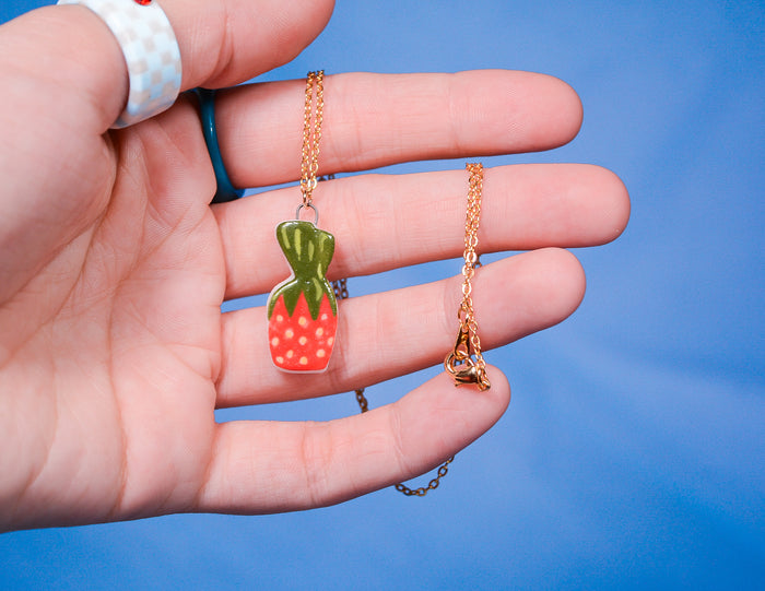 Strawberry Candy Necklace