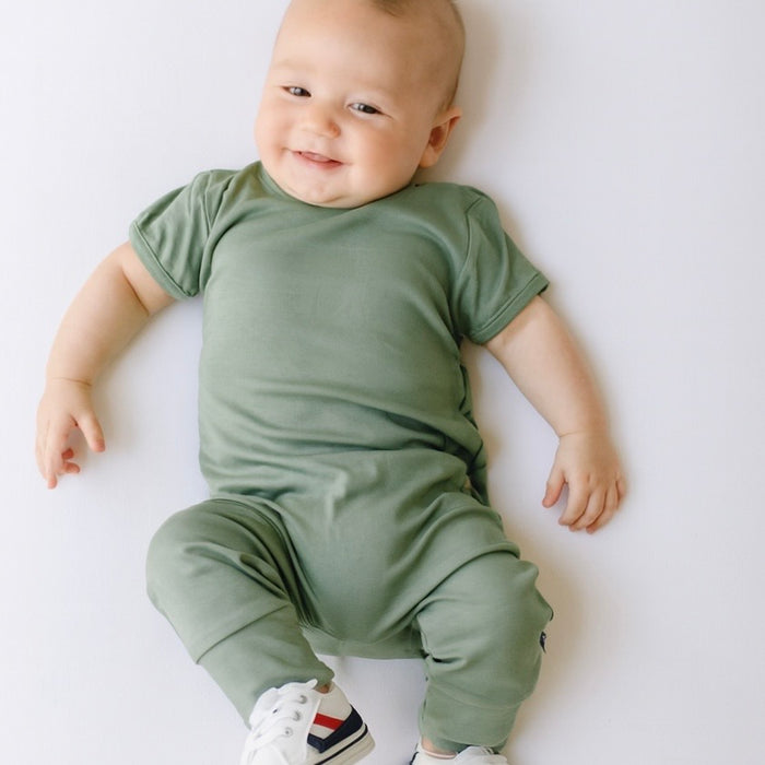 Succulent Short Long Romper Luxe Edition | Cotton Bamboo Blend