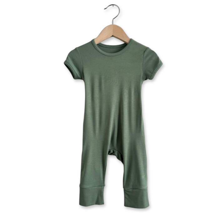 Succulent Short Long Romper Luxe Edition | Cotton Bamboo Blend