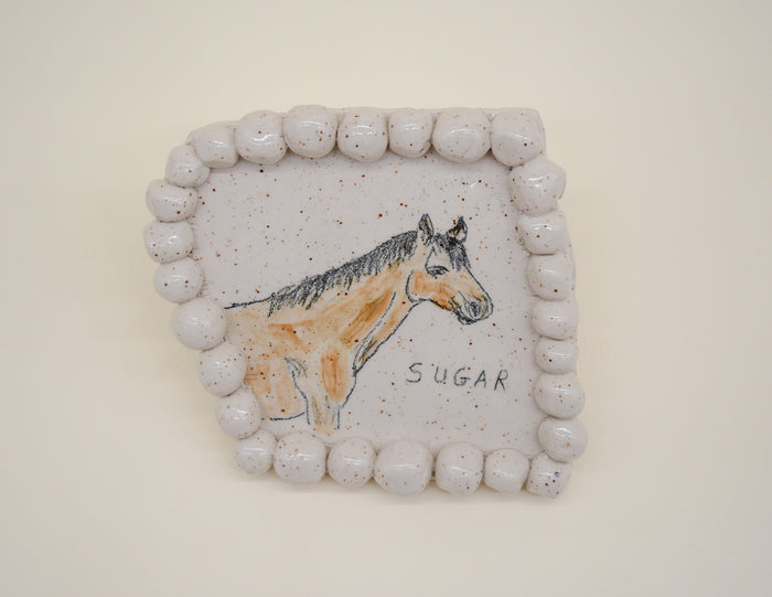 Sugar the Horse Plate