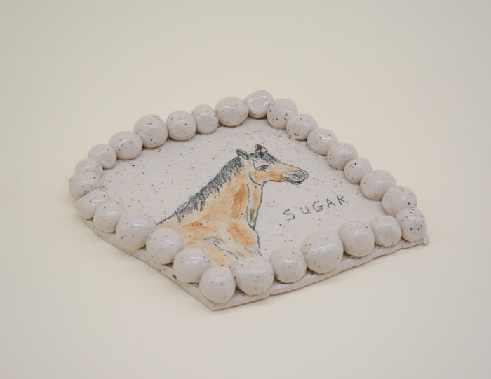 Sugar the Horse Plate