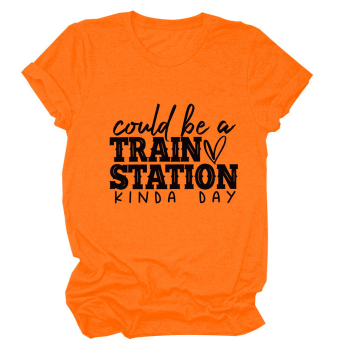 Orange (black font) / S