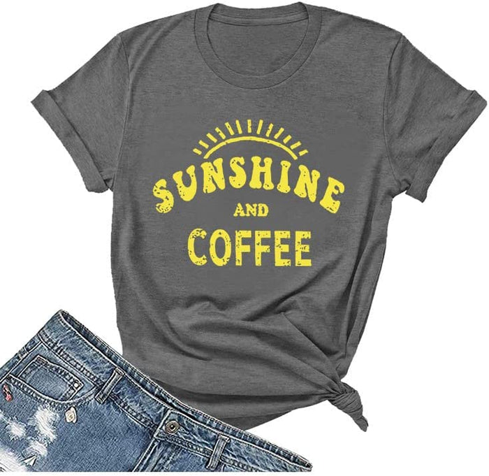Sunshine and Coffee Tees Shirt
