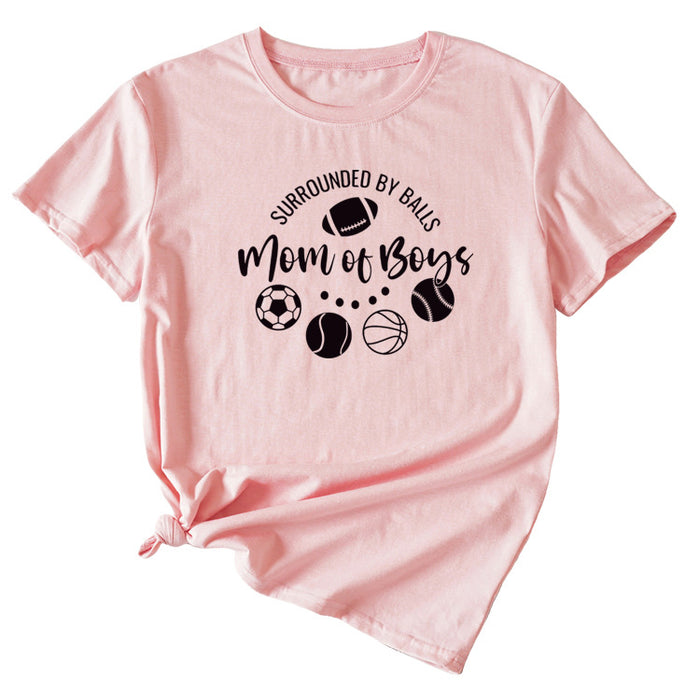 Pink (black font) / S