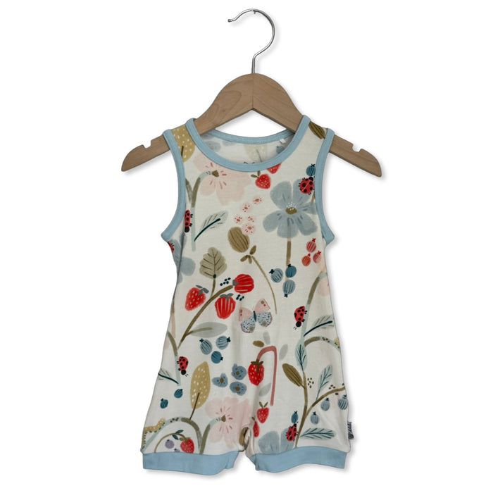 Sweet Meadow Sleeveless Shorty Romper