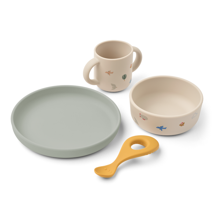 Liewood - Tableware Set - Vivi - Flying / Sandy