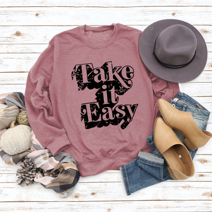 Rose gold sweater (black word color picture) / S