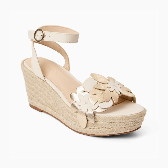Talahi Flower Wedge Heel