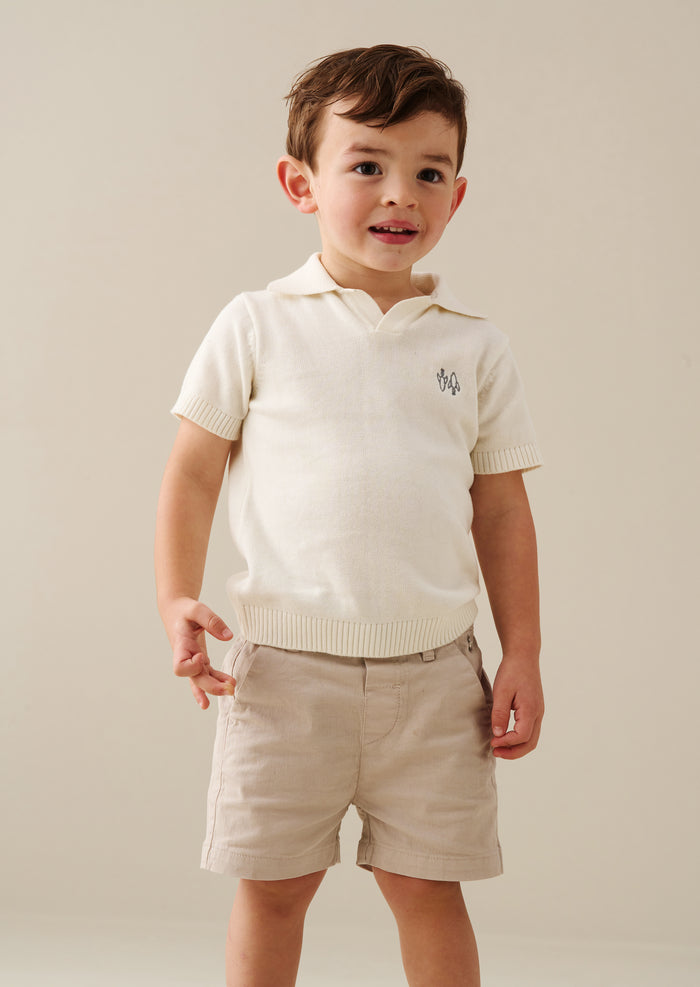 Tate Knitted Polo
