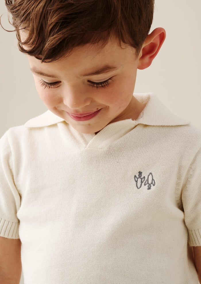 Tate Knitted Polo