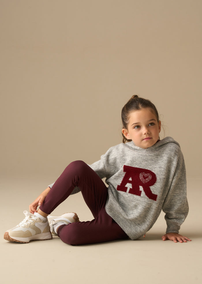 Taylor Active Knitted Hooded Jumper
