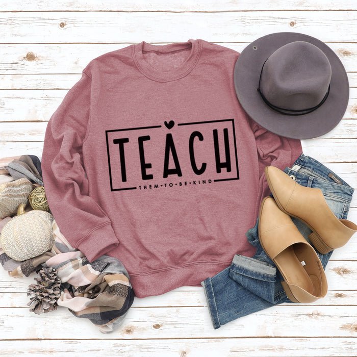 Rose gold sweater (black font) / S