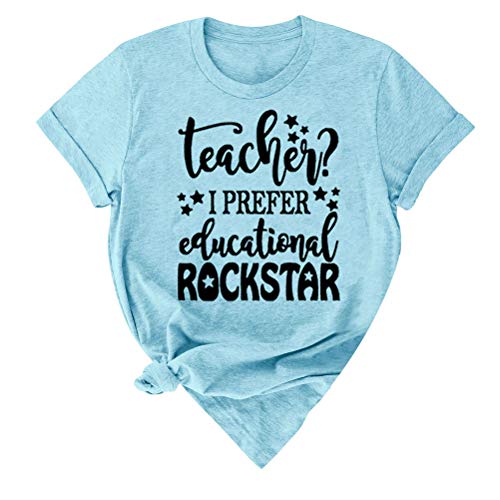 Teacher I Prefer Educational Rockstar Shirt