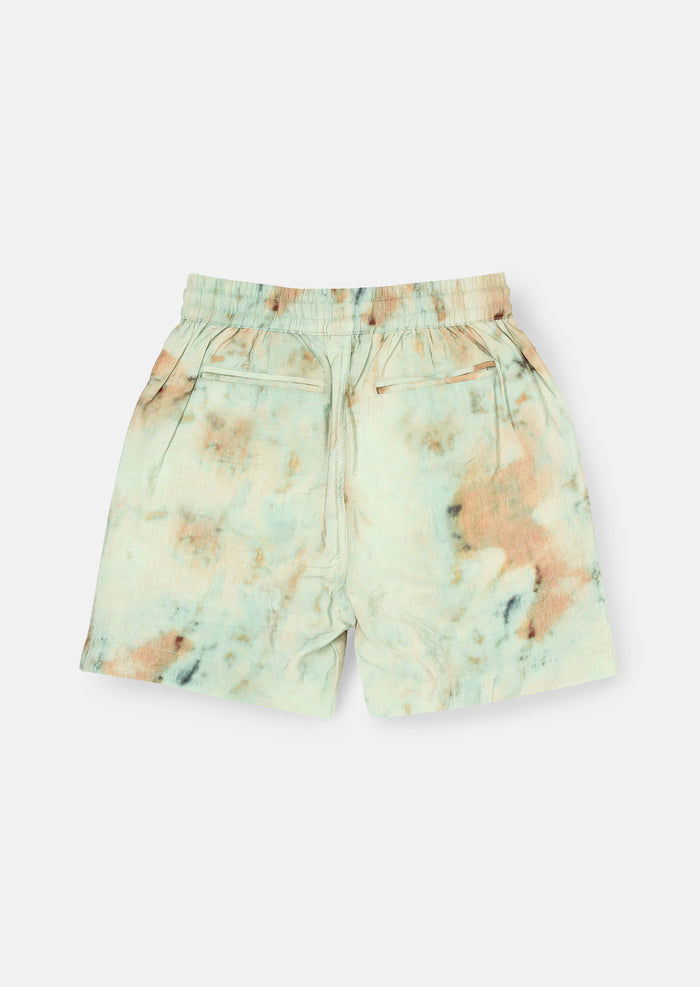 Teddy Tie Dye Print Short