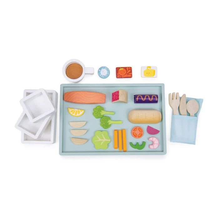 Tender Leaf Toys Pretend Airline Meal Tray