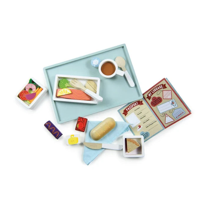 Tender Leaf Toys Pretend Airline Meal Tray