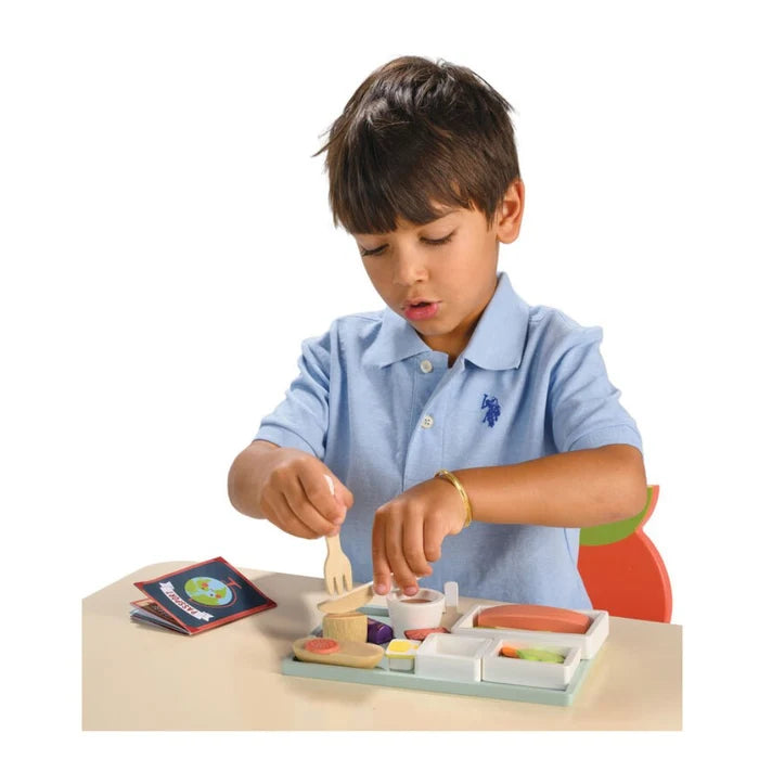 Tender Leaf Toys Pretend Airline Meal Tray