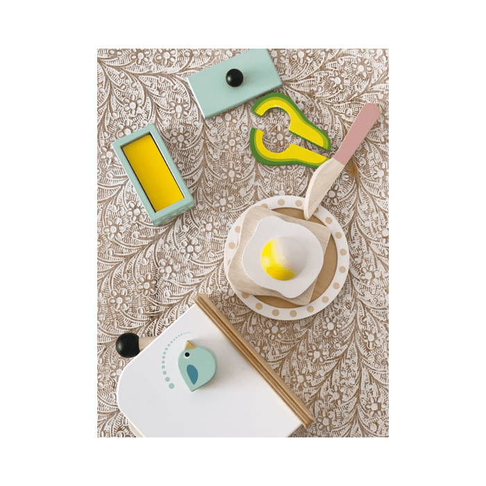 Tender Leaf Toys Pretend Breakfast Toaster Set