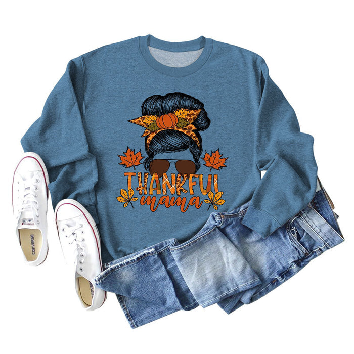 Blue sweater (black color picture) / S