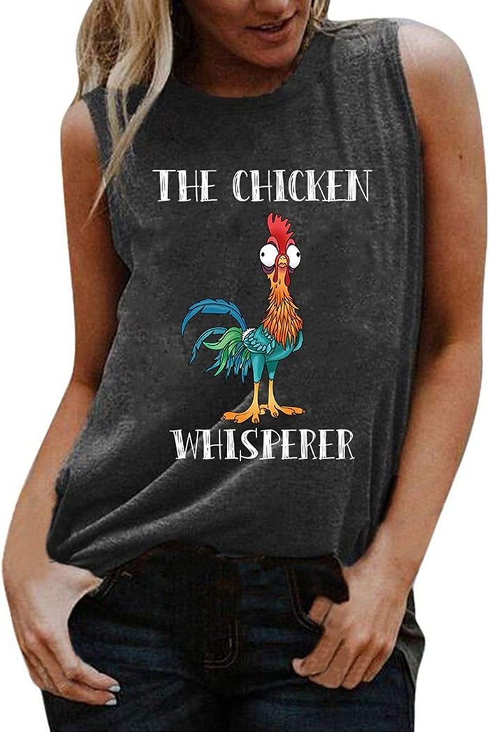 The Chicken Whisperer T-Shirt for Women Funny Heihei Graphic Shirt