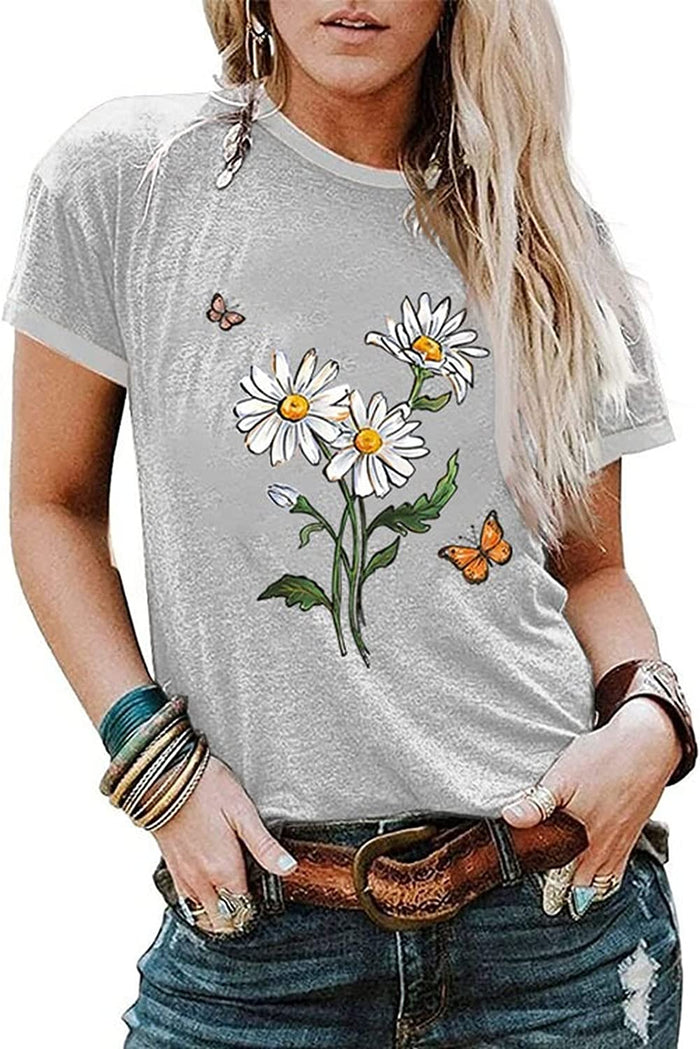 The Daisies are Fragrant and The Butterflies are Dancing T-Shirt
