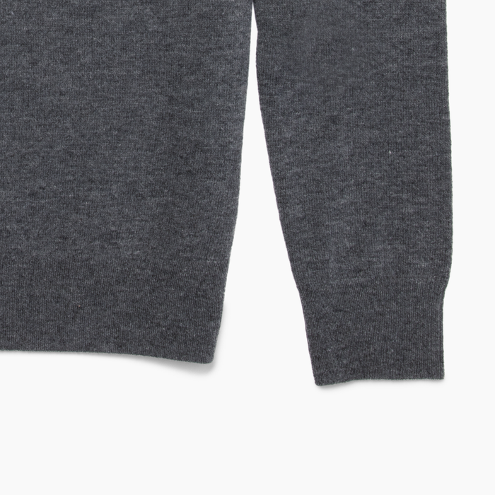 The Garrison Crewneck Sweater in Merino Cashmere - Field Stone Gray