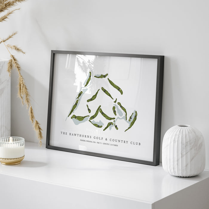 The Hawthorns Golf & Country Club | Golf Course Print | On+Table