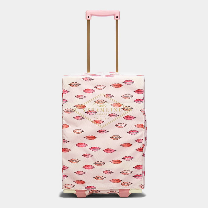 The Lip Print Protective Cover - Carryon Size Protective Cover Steamline Luggage