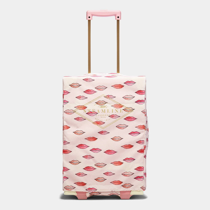 The Lip Print Protective Cover - Carryon Size Protective Cover Steamline Luggage