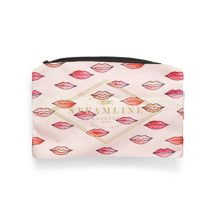 The Lip Print Protective Cover - Stowaway Size Protective Cover Steamline Luggage