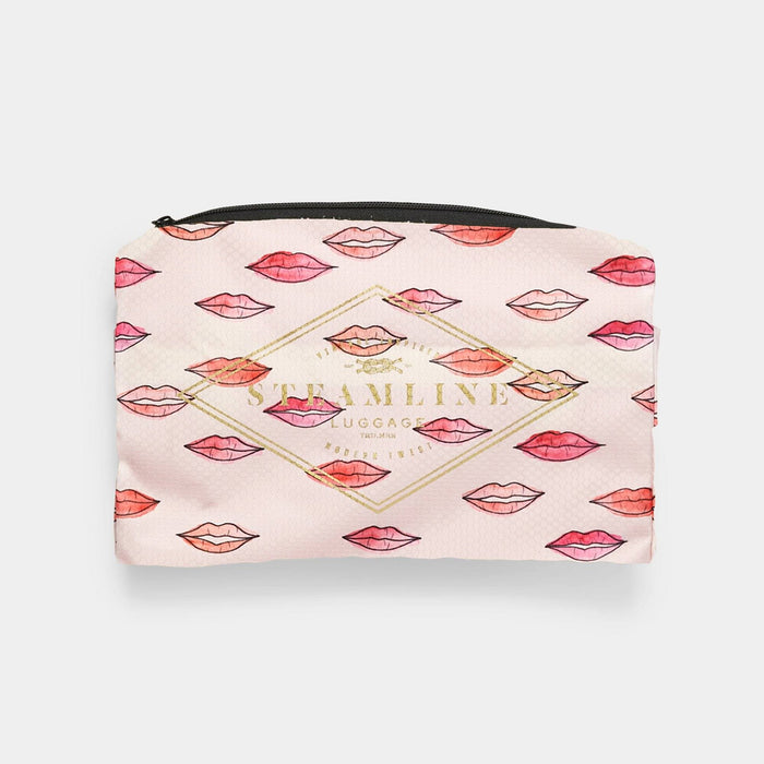 The Lip Print Protective Cover - Stowaway Size Protective Cover Steamline Luggage