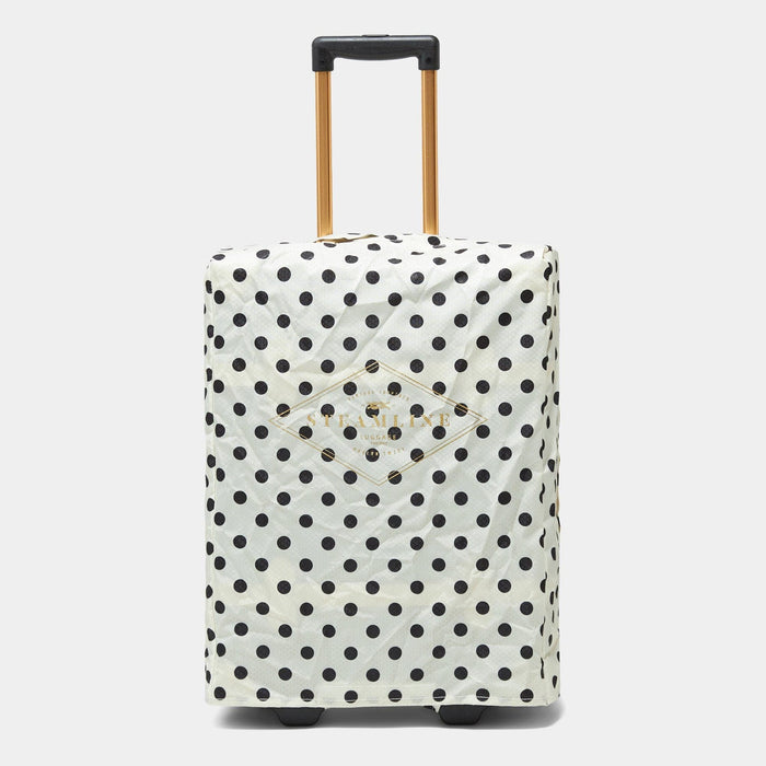 The Polka Dots Protective Cover - Carryon Size Protective Cover Steamline Luggage