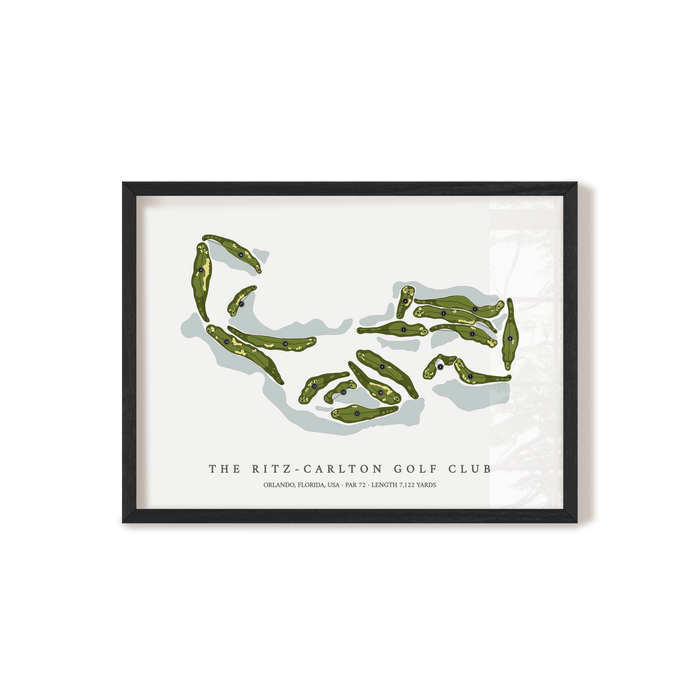 The Ritz-Carlton Golf Club | Golf Course Print | Black Frame
