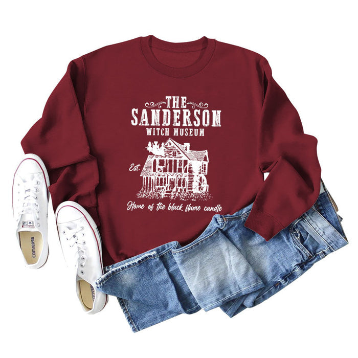 Wine red sweater (white color picture) / S