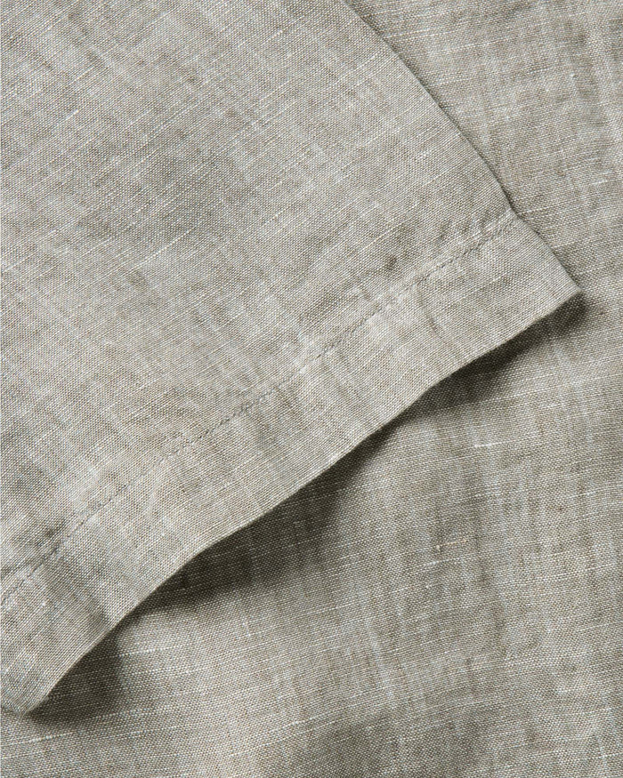 The Short Sleeve Jack in Sage Linen