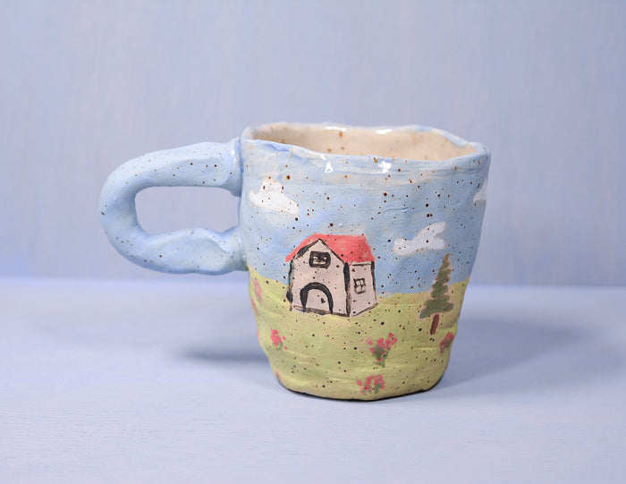 The Villa Pinched Mug